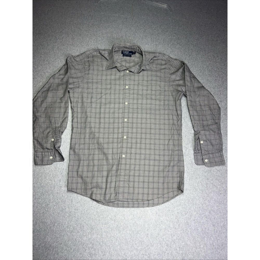 Polo Ralph‎ Lauren Small Men's Long Sleeve Button Up Shirt Grey,Black,White